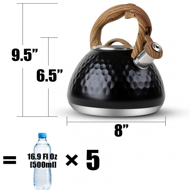 Chaleira-de-Cha-2.7L-em-Aco-Inoxidavel-com-Apito-TOPTIER-foto-1
