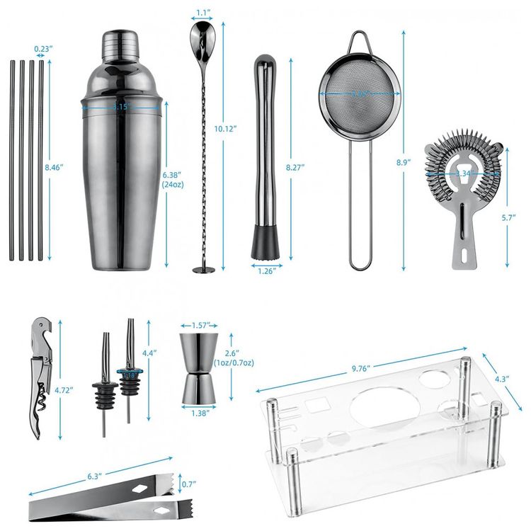 Kit-Bn-Profissional-Pecas-em-Aluminio-com-Suporte-Cor-VG-foto-1