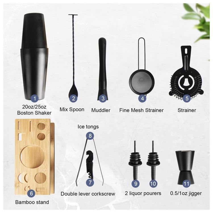 Kit-Bn-Profissional-11-Pecas-em-Cor-JNWINOG-Gun-Metal-foto-2