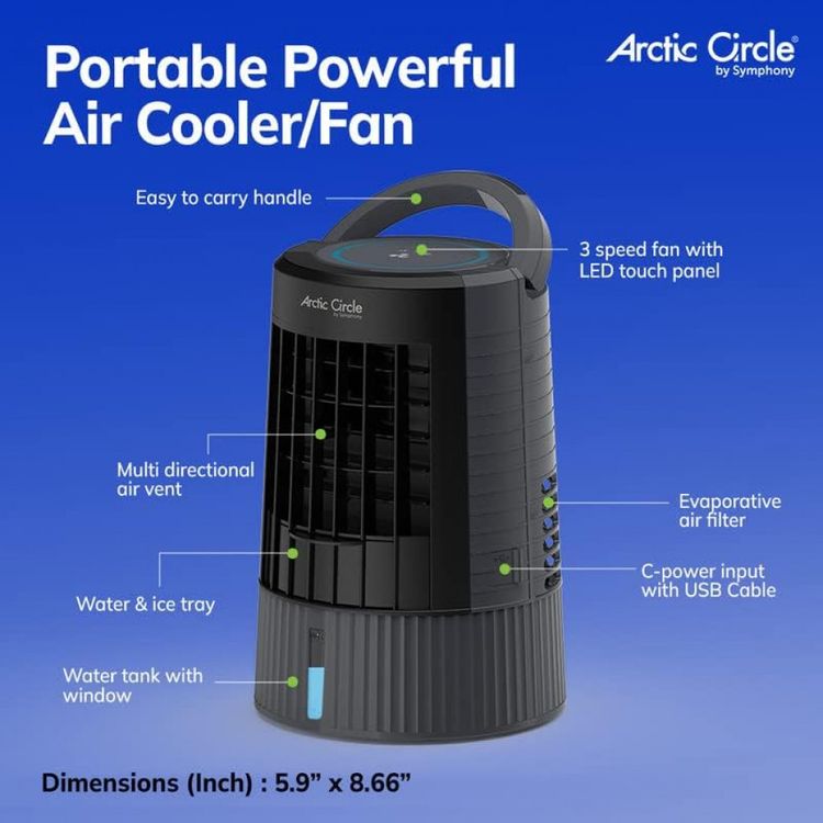 Climatizador-Portatil-6.4L-com-3-Velocidades-e-Controle-foto-1