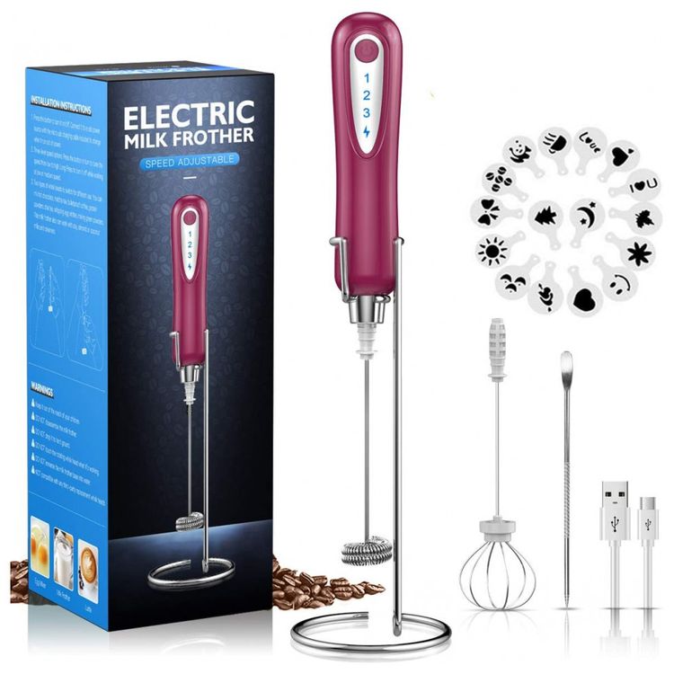 Espumador-de-Leite-Eletrico-com-Bateria-Recarregavel-USB-e-3-foto-0