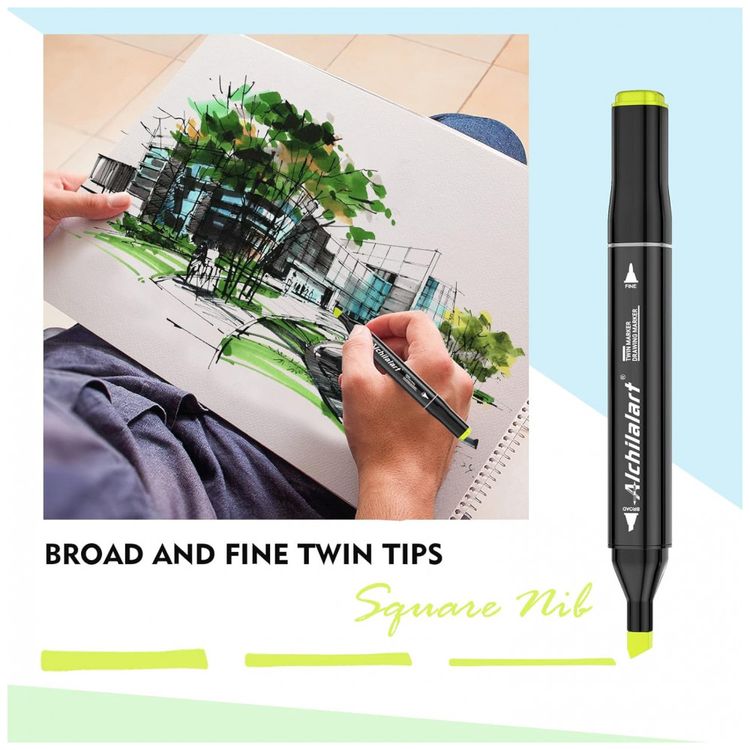 Conjunto-de-Canetas-Artisticas-100-Cores-de-Ponta-Dupla-para-foto-4