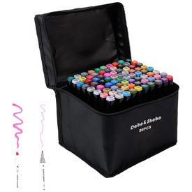 Conjunto-de-Canetas-Artisticas-a-Base-de-Alcool-80-Cores-com-foto-0