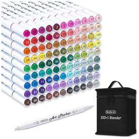 Conjunto-de-Canetas-Artisticas-101-Cores-a-Base-de-Alcool-de-foto-0