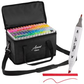 Conjunto-de-Canetas-Artisticas-120-Cores-com-Estojo-de-foto-0