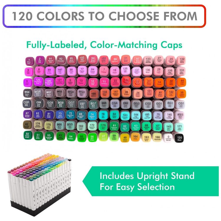 Conjunto-de-Canetas-Artisticas-120-Cores-com-Estojo-de-foto-1