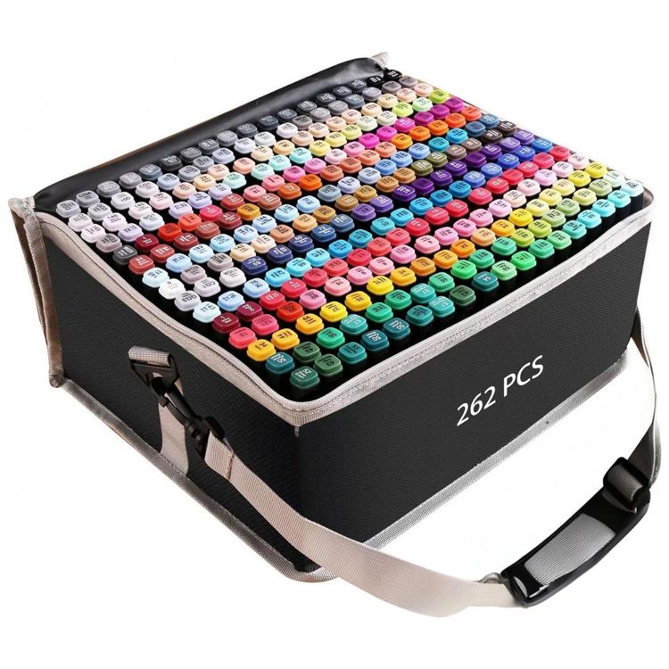Conjunto-de-Canetas-Artisticas-262-Cores-a-Base-de-Alcool-e-foto-0