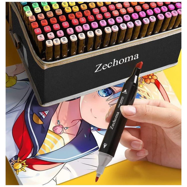Conjunto-de-Canetas-Artisticas-262-Cores-a-Base-de-Alcool-e-foto-3