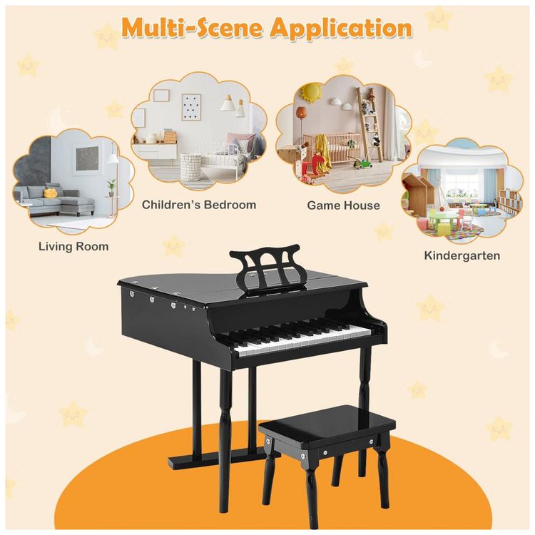 Piano-de-Cauda-Infantil-com-30-Teclas-Suporte-para-foto-3