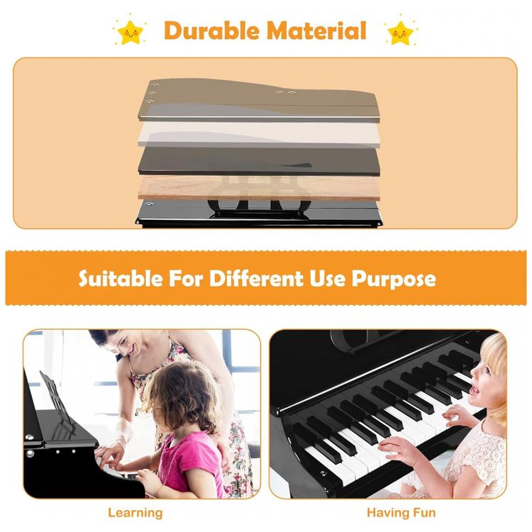 Piano-de-Cauda-Infantil-com-30-Teclas-Suporte-para-foto-5