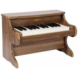 Piano-de-Madeira-Infantil-com-25-Teclas-para-Meninos-e-foto-0