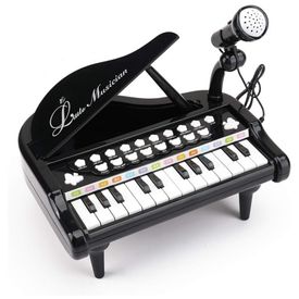 Teclado-Infantil-com-Microfone-e-24-Teclas-para-Criancas-de-foto-0