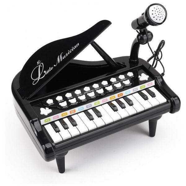 Teclado-Infantil-com-Microfone-e-24-Teclas-para-Criancas-de-foto-0