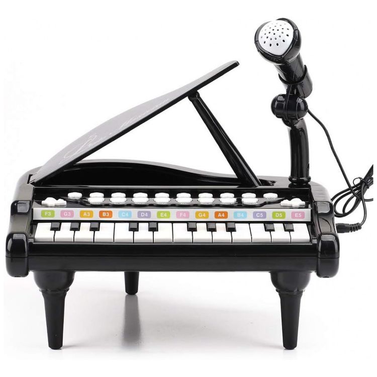 Teclado-Infantil-com-Microfone-e-24-Teclas-para-Criancas-de-foto-1