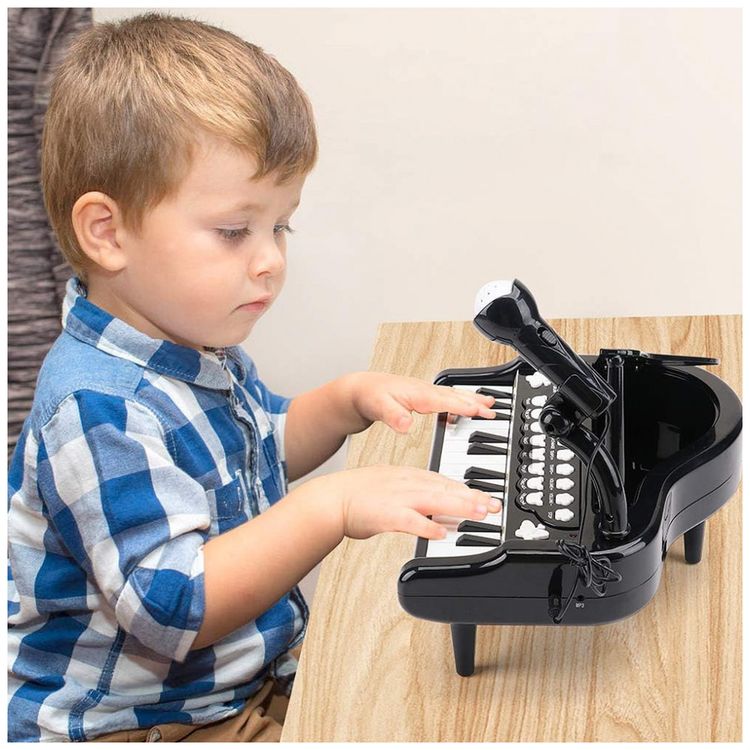 Teclado-Infantil-com-Microfone-e-24-Teclas-para-Criancas-de-foto-3