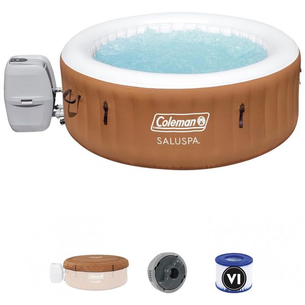 Spa-Inflavel-Hidromassagem-para-2-a-4-Pessoas-com-120-Jatos-foto-0