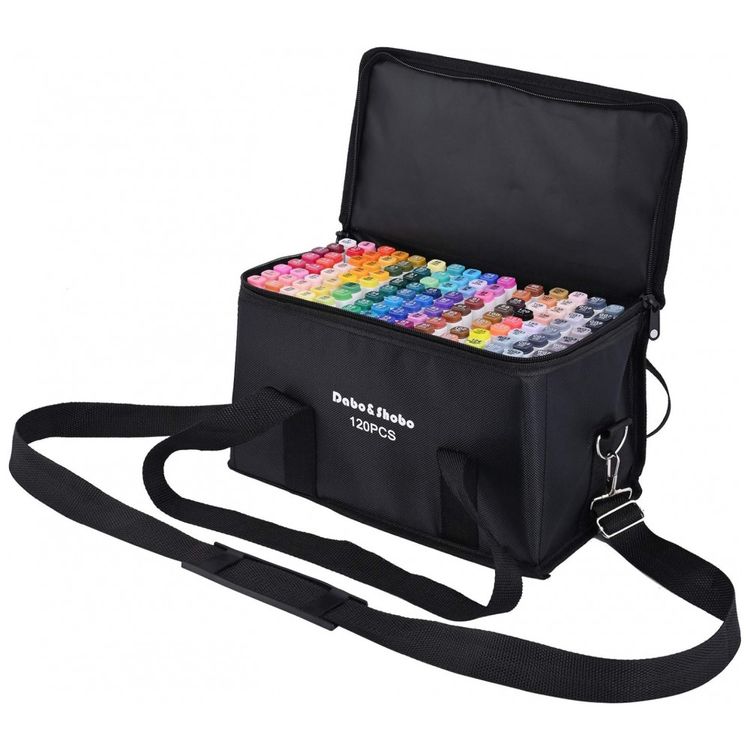 Conjunto-de-Canetas-Artisticas-120-Cores-a-Base-de-Alcool-foto-0