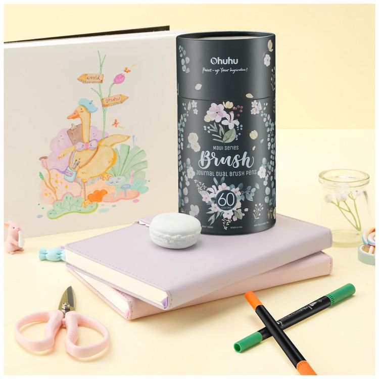 Conjunto-de-Canetas-Artisticas-60-Cores-com-Pontas-Duplas-foto-3
