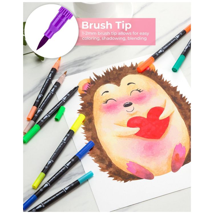 Conjunto-de-Canetas-Artisticas-100-Cores-com-Pontas-Duplas-foto-3