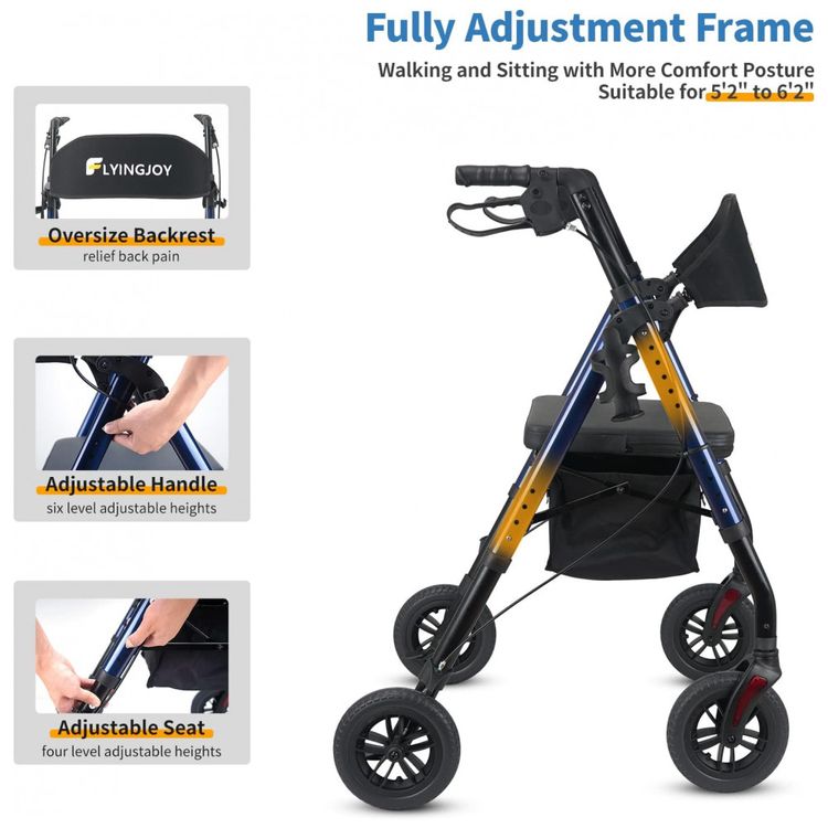 Andador-para-Idoso-Dobravel-ate-136kg-com-Assento-Encosto-foto-2