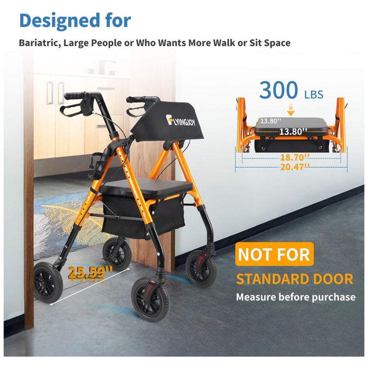 Andador-para-Idoso-Dobravel-ate-136kg-com-Assento-Encosto-foto-1