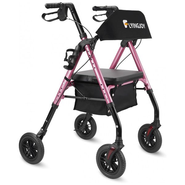 Andador-para-Idoso-Dobravel-ate-136kg-com-Assento-Encosto-foto-0