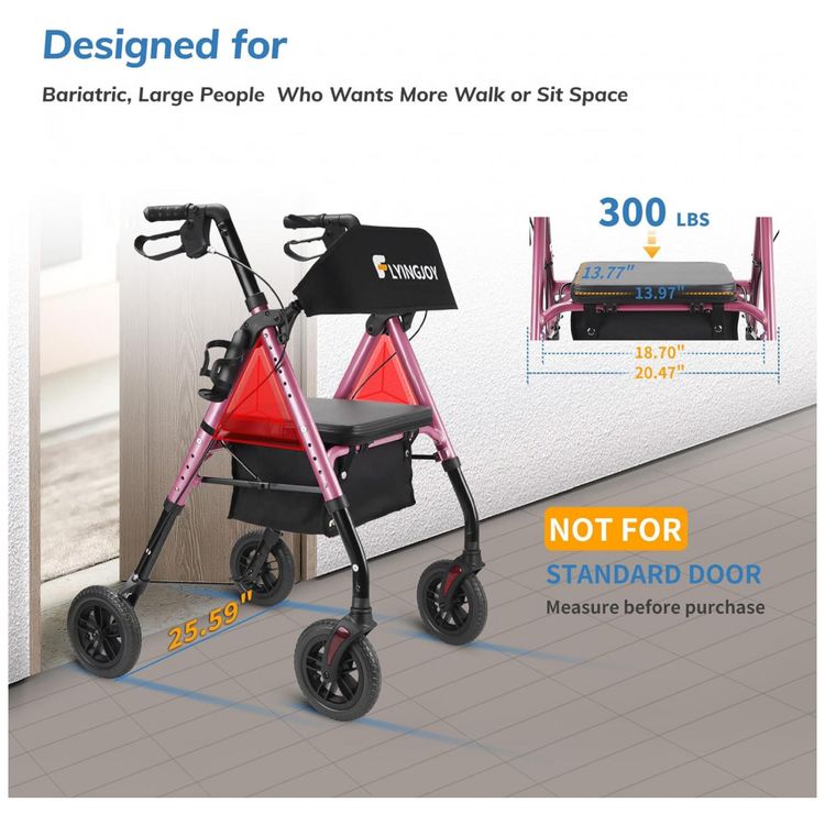 Andador-para-Idoso-Dobravel-ate-136kg-com-Assento-Encosto-foto-1