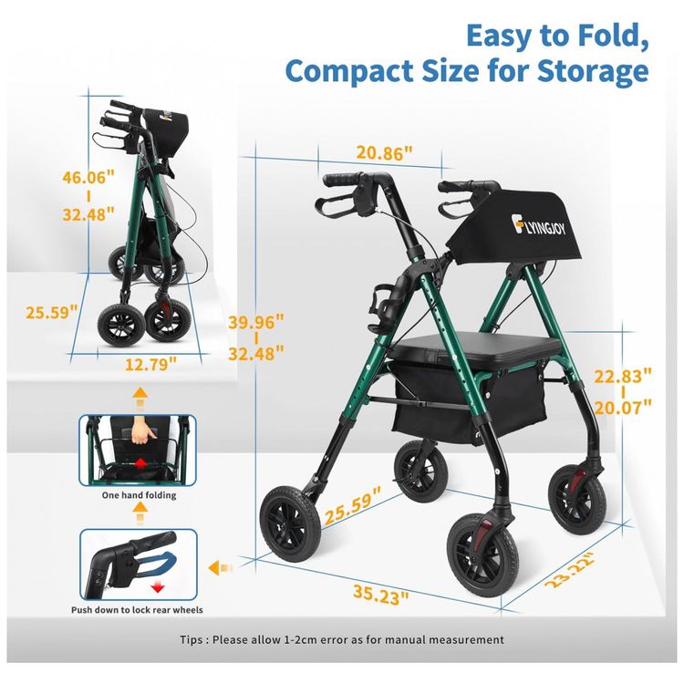 Andador-para-Idoso-Dobravel-ate-136kg-com-Assento-Encosto-foto-4