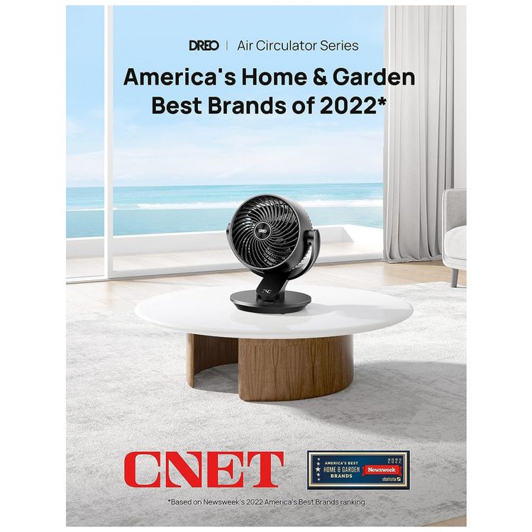 Ventilador-de-Mesa-Oscilante-e-Silencioso-com-4-Velocidades-foto-1