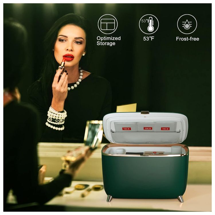 Mini-Geladeira-para-Skincare-9-Litros-12V-Branca-110v-foto-2