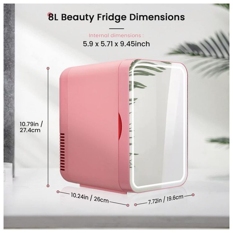 Mini-Geladeira-para-Skincare-HCALORY-8-Litros-com-Espelho-foto-1
