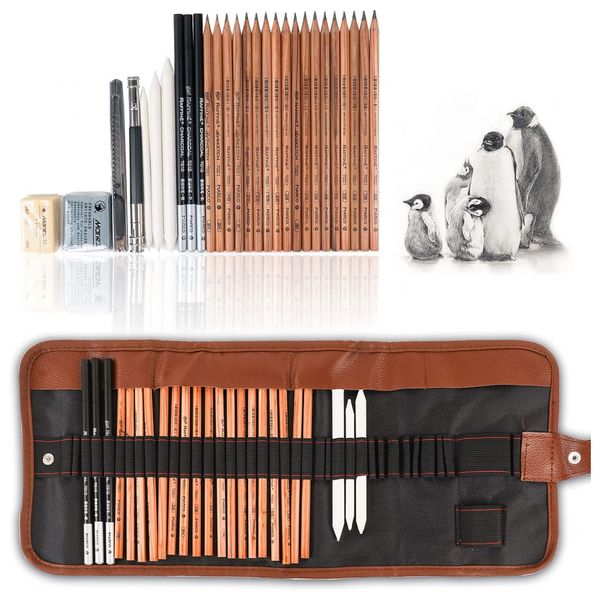 Kit-Lapis-de-Cor-Profissional-em-Bolsa-de-Rolo-29-pecas-foto-0