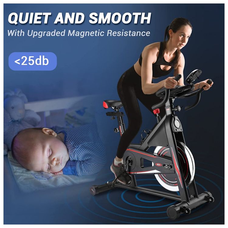 Bicicleta-Ergometrica-com-Assento-e-Guiador-Ajustaveis-foto-2