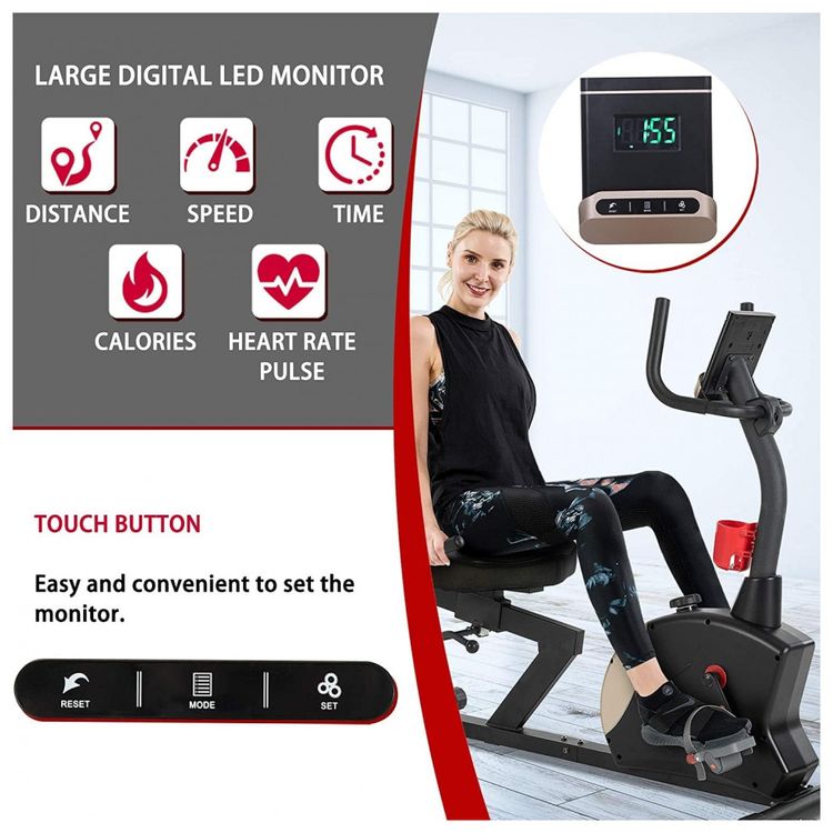 Bicicleta-Ergometrica-com-16-Velocidades-e-Assento-foto-2
