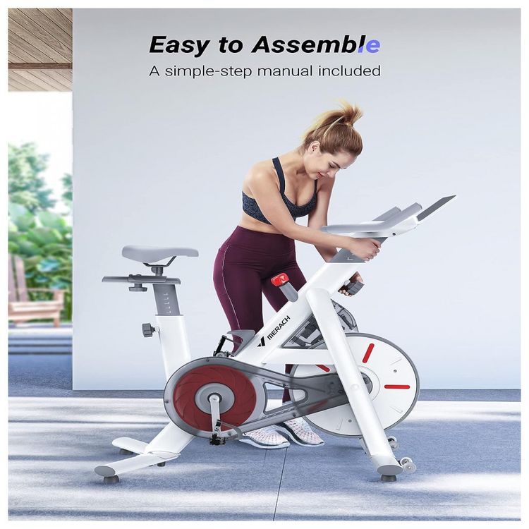 Bicicleta-Ergometrica-com-Assento-Ajustavel-e-Suporte-de-foto-5