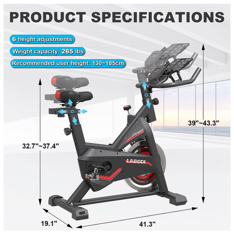 Bicicleta-Ergometrica-GOFLYSHINE-com-Assento-e-Guiador-foto-1