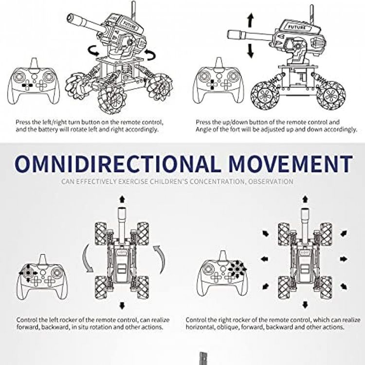 Kit-Braco-de-Robo-Inteligente-VANLINNY-2-em-1-Programavel-foto-2