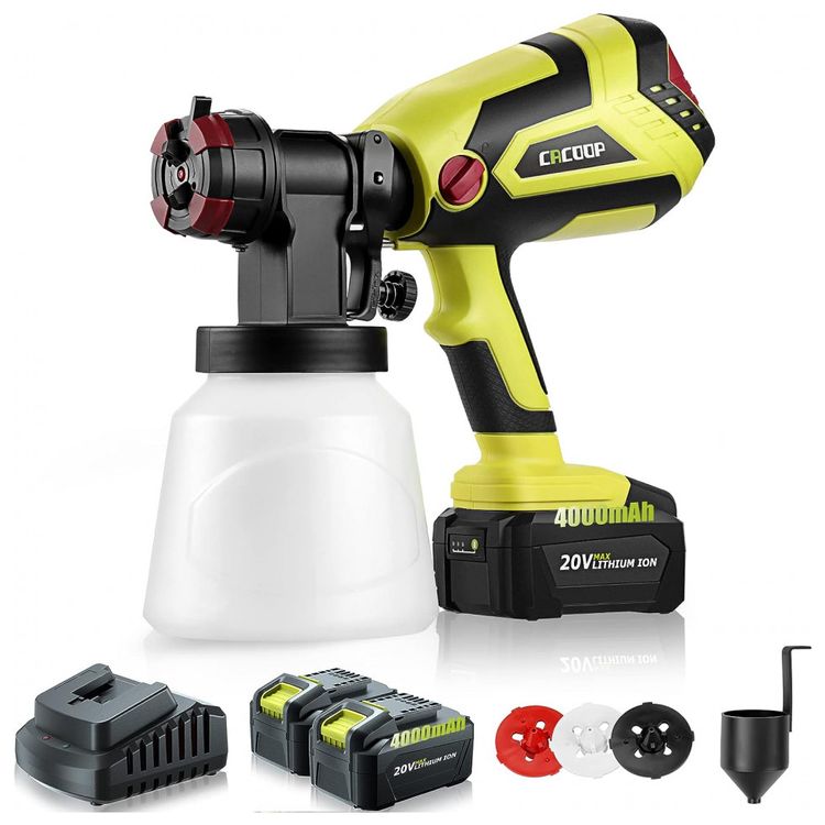 Pistola-de-Pintura-Pulverizadora-950mL-CACOOP-Verde-foto-0