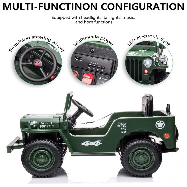 Carro-Eletrico-Infantil-AVRCECI-com-Bateria-12V-foto-2