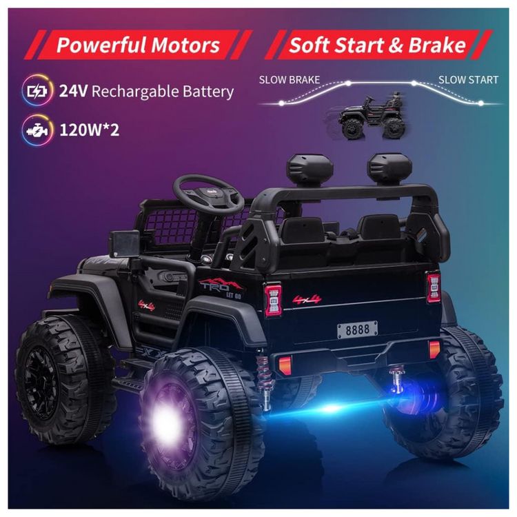 Carro-Carrinho-Eletrico-Infantil-Nasitip-24V-Recarregavel-foto-4