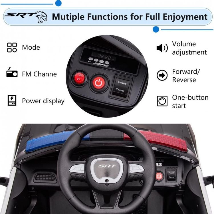 Carro-Carrinho-Eletrico-Infantil-ENYOPRO-12V-V-Recarregavel-foto-3