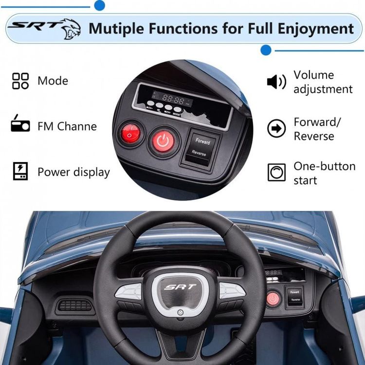 Carro-Carrinho-Eletrico-Infantil-ENYOPRO-12V-Recarregavel-foto-3