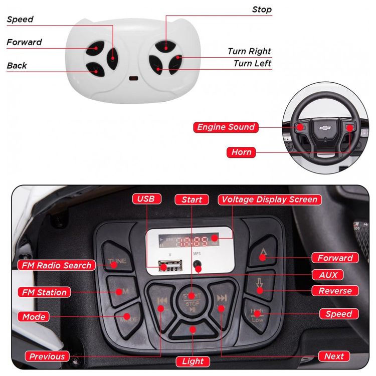 Carro-Carrinho-Eletrico-Infantil-Nasitip-12V-Recarregavel-foto-2