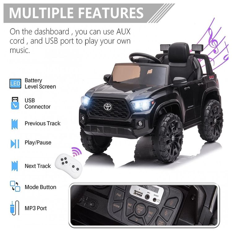 Carro-Carrinho-Eletrico-Infantil-ENYOPRO-12V-Recarregavel-foto-3