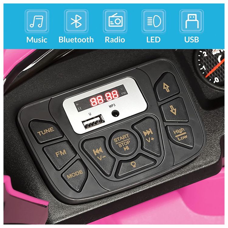Carro-Eletrico-Infantil-Kidzone-a-Bateria-12V-1-Assento-com-foto-3