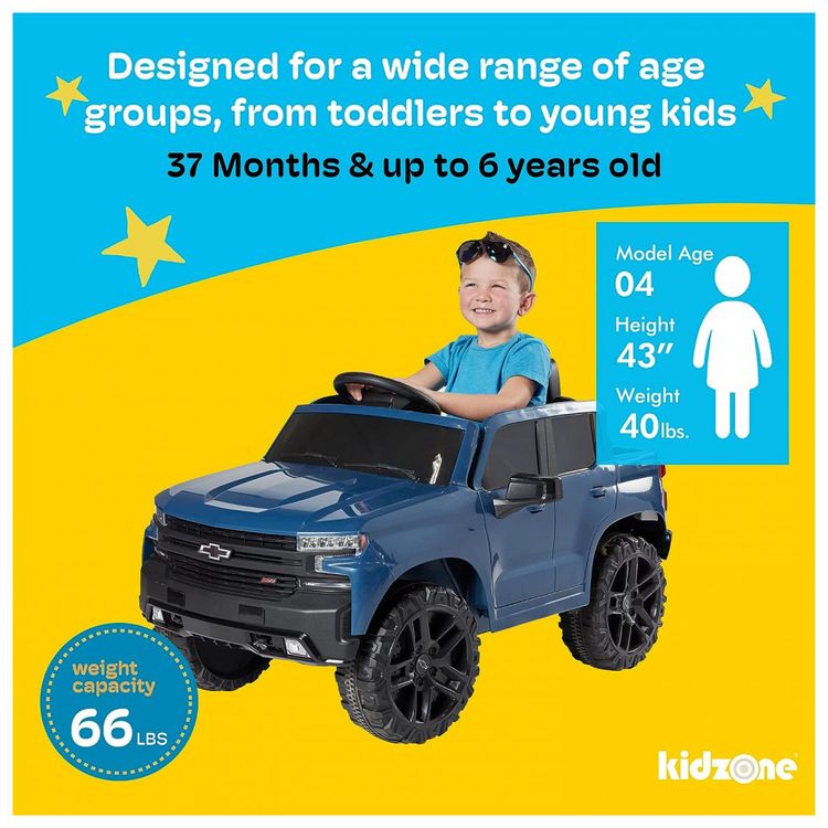 Carro-Eletrico-Infantil-Kidzone-a-Bateria-12V-1-Assento-com-foto-4