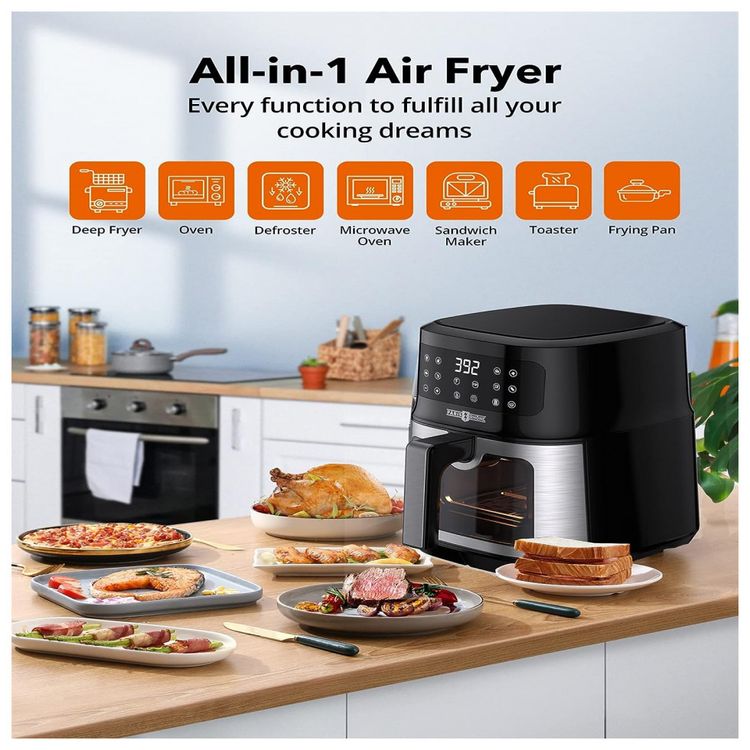 Fritadeira-Eletrica-AirFryer-13L-com-Painel-Digital-e-Livro-foto-2