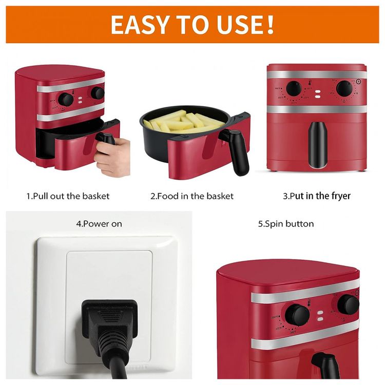 Fritadeira-Eletrica-AirFryer-Elite-Gourmet-4.8L-com-foto-4
