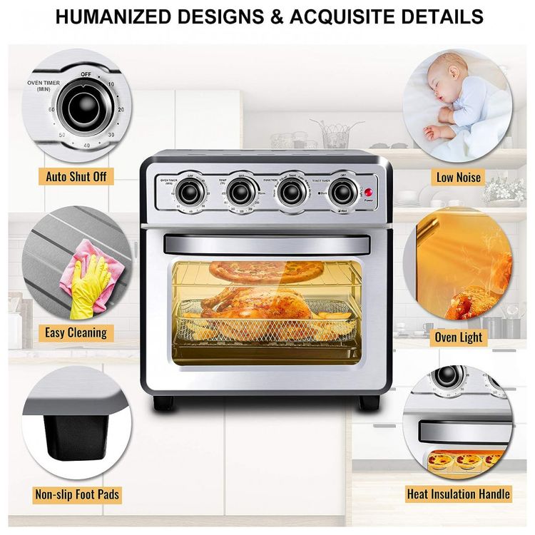 Fritadeira-Eletrica-AirFryer-VEVOR-13L-com-Painel-Digital-foto-5