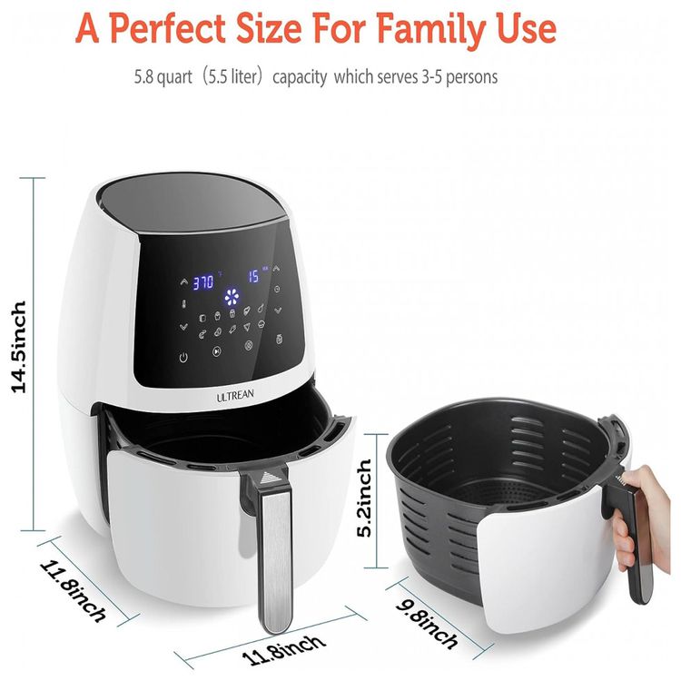 Fritadeira-Eletrica-AirFryer-5.5L-com-Painel-Digital-e-Cesto-foto-4